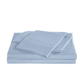 Essenza Premium 1200TC 100% Cotton Hotel Quality Striped Sheet Set | Ultra Fine Soft Cotton Sheet Set | 6 Sizes - 10 Colours