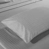 Essenza Premium 1200TC 100% Cotton Hotel Quality Striped Sheet Set | Ultra Fine Soft Cotton Sheet Set | 6 Sizes - 10 Colours