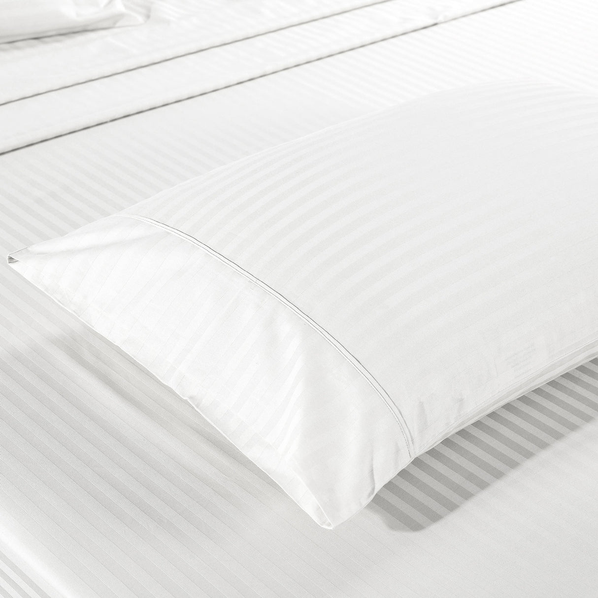 Essenza Premium 1200TC 100% Cotton Hotel Quality Striped Sheet Set | Ultra Fine Soft Cotton Sheet Set | 6 Sizes - 10 Colours