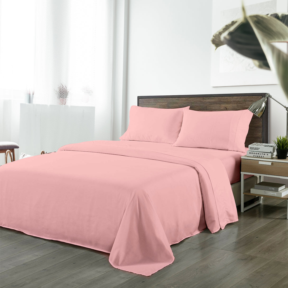 Essenza Melios 1000TC Bamboo Blend Ultra Soft Sheet Set | Luxe Plush Soft Bamboo Sheet Set | 3 Sizes - 6 Colours