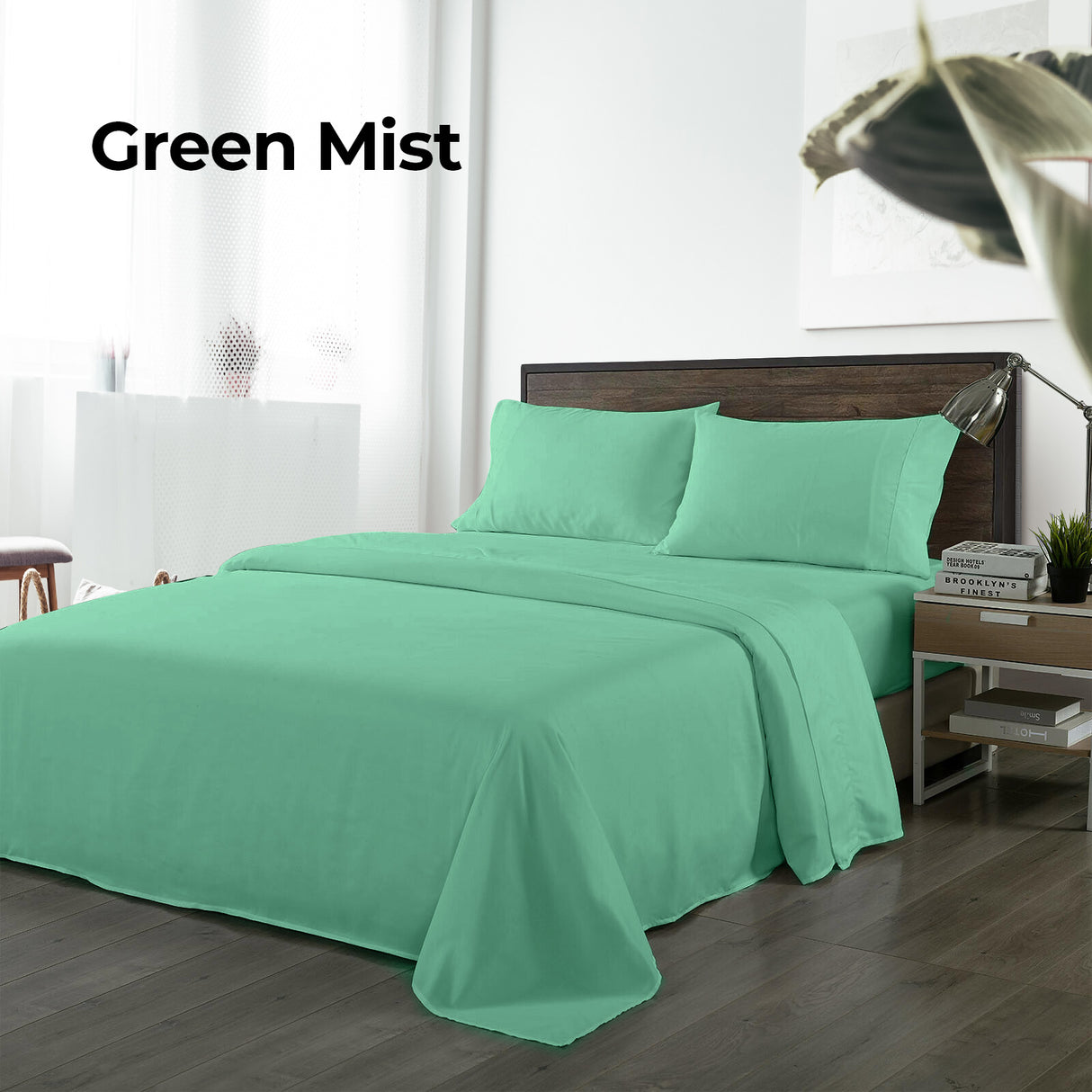 Essenza Melios 1000TC Bamboo Blend Ultra Soft Sheet Set | Luxe Plush Soft Bamboo Sheet Set | 3 Sizes - 6 Colours