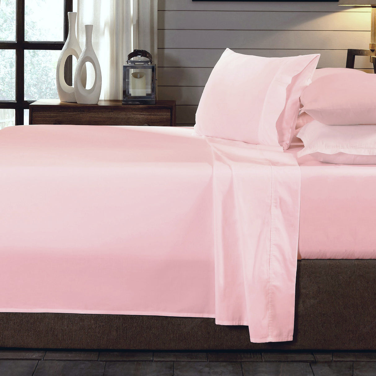 Essenza 250TC 100% Pure Organic Cotton Sheet Set | 4 Piece Luxury Cotton Sheet Set | 3 Sizes - 4 Colours