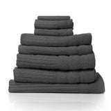 8pc Essenza Pure 100% Cotton 600GSM Luxury Bath Towel Set | Soft Absorbing Towel Set | 10 Colours