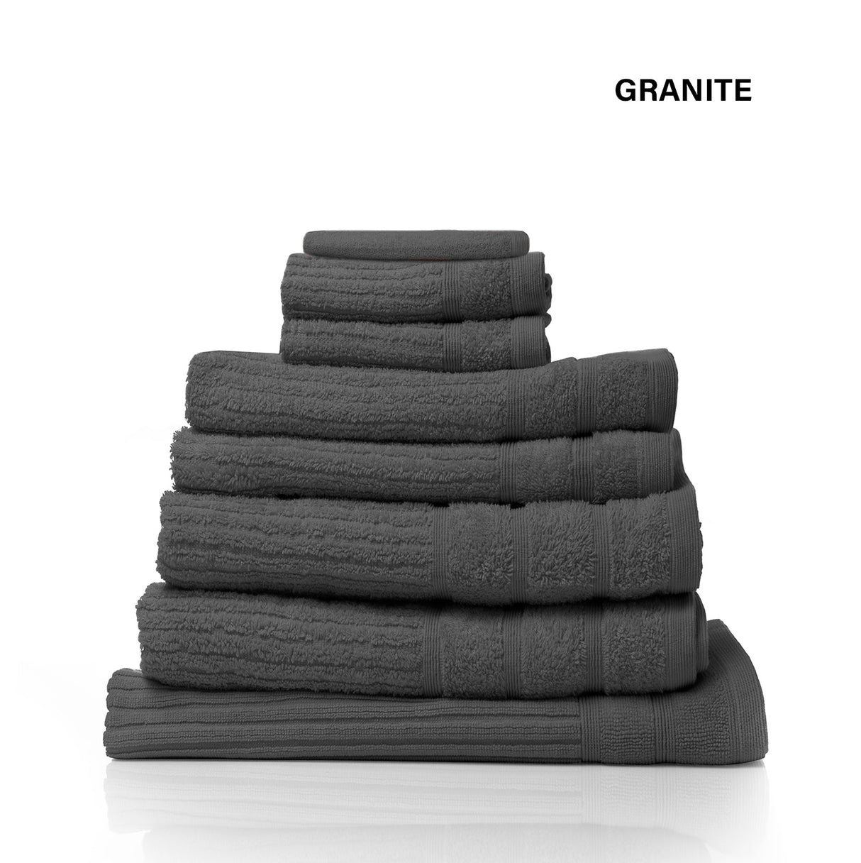 8pc Essenza Pure 100% Cotton 600GSM Luxury Bath Towel Set | Soft Absorbing Towel Set | 10 Colours