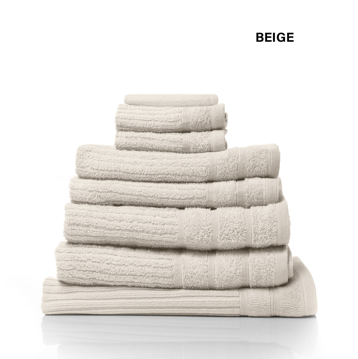 8pc Essenza Pure 100% Cotton 600GSM Luxury Bath Towel Set | Soft Absorbing Towel Set | 10 Colours