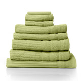 8pc Essenza Pure 100% Cotton 600GSM Luxury Bath Towel Set | Soft Absorbing Towel Set | 10 Colours