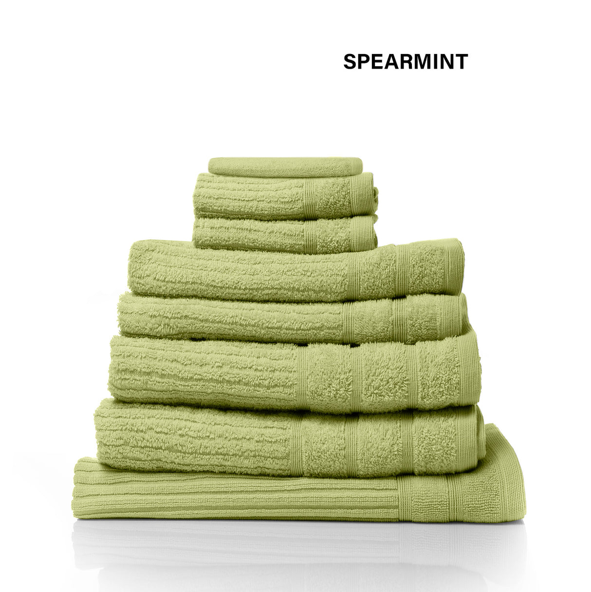 8pc Essenza Pure 100% Cotton 600GSM Luxury Bath Towel Set | Soft Absorbing Towel Set | 10 Colours