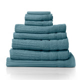 8pc Essenza Pure 100% Cotton 600GSM Luxury Bath Towel Set | Soft Absorbing Towel Set | 10 Colours