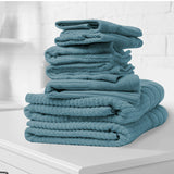 8pc Essenza Pure 100% Cotton 600GSM Luxury Bath Towel Set | Soft Absorbing Towel Set | 10 Colours