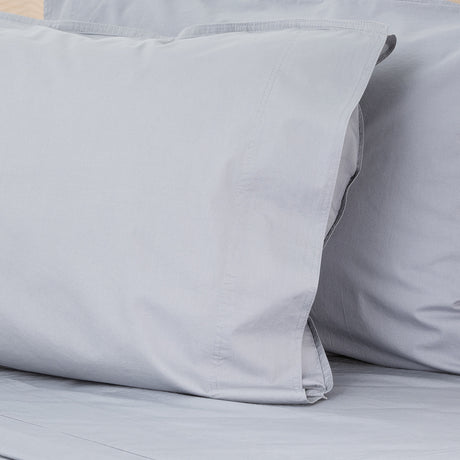 300TC 100% Cotton Percale Helena Vintage Stone Washed Sheet Set by Renee Taylor | 3 Colours - 2 Sizes