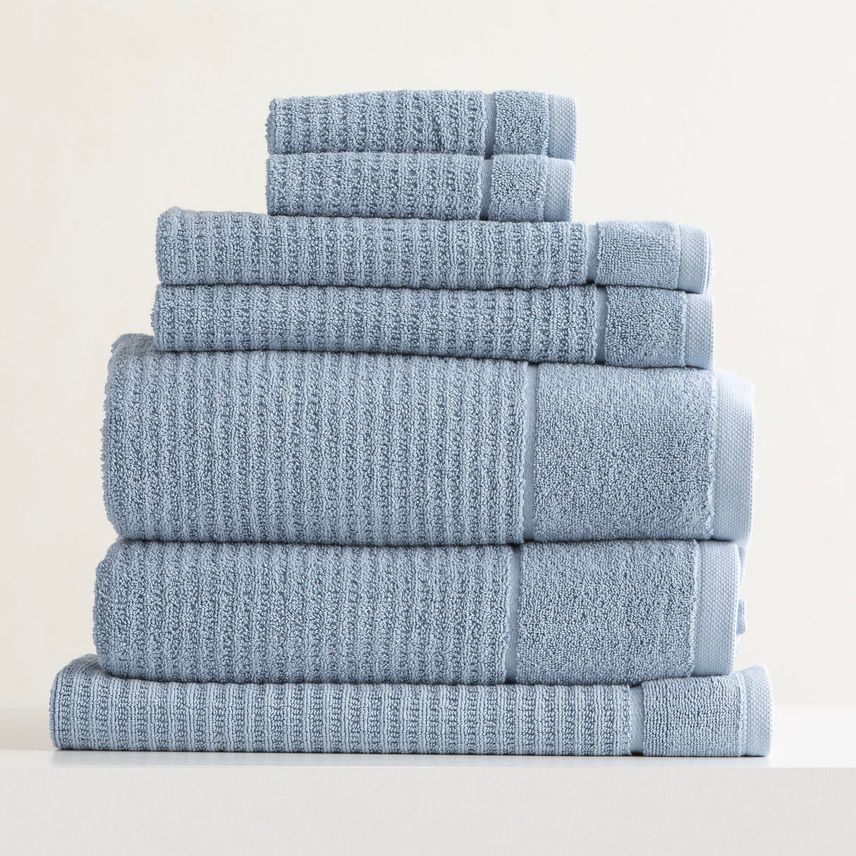 Luxury Cambridge 650 GSM Textured 100% Cotton Towel Set by Renee Taylor