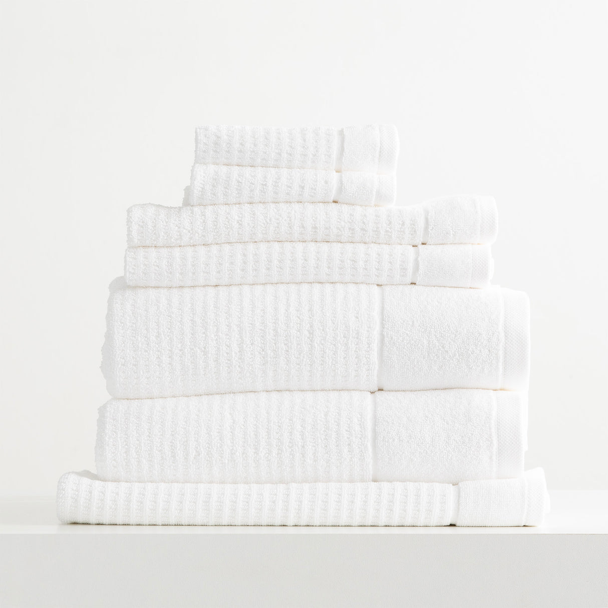 Luxury Cambridge 650 GSM Textured 100% Cotton Towel Set by Renee Taylor