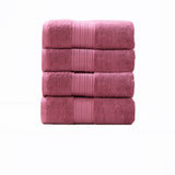 4pc 100% Cotton 650 GSM Low Twist Towel Set by Renee Taylor