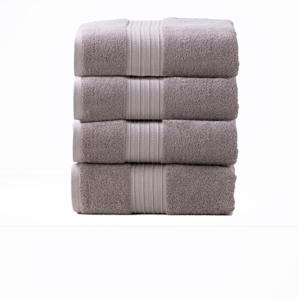 4pc 100% Cotton 650 GSM Low Twist Towel Set by Renee Taylor