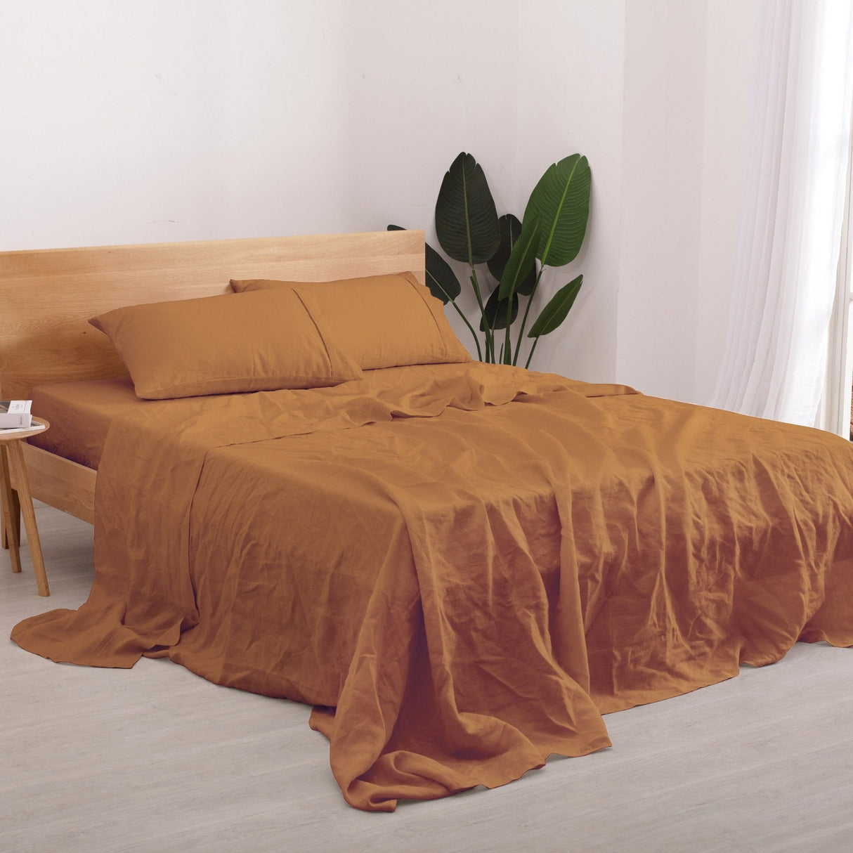 Luxore Premium Collection 100% European Flax Linen Sheet Set | 6 Sizes - 8 Colours