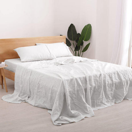 Luxore Premium Collection 100% European Flax Linen Sheet Set | 6 Sizes - 8 Colours