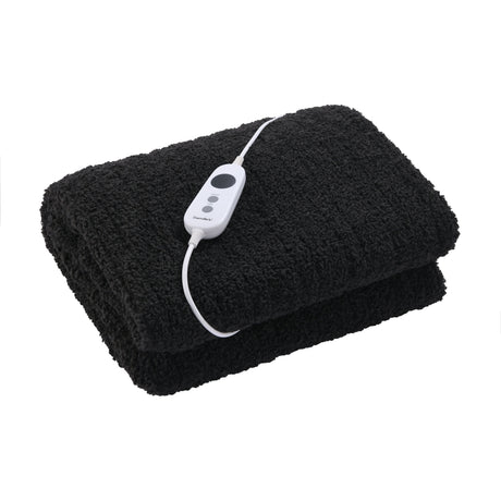 Luxore Plush 160 x 130cm Teddy Fleece Heated Throw | 9 Heat Soft Warm Electrical Blanket