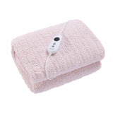 Luxore Plush 160 x 130cm Teddy Fleece Heated Throw | 9 Heat Soft Warm Electrical Blanket