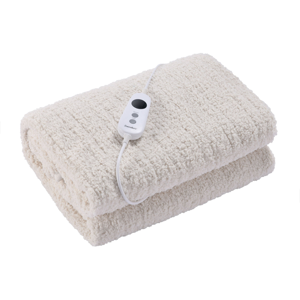 Luxore Plush 160 x 130cm Teddy Fleece Heated Throw | 9 Heat Soft Warm Electrical Blanket