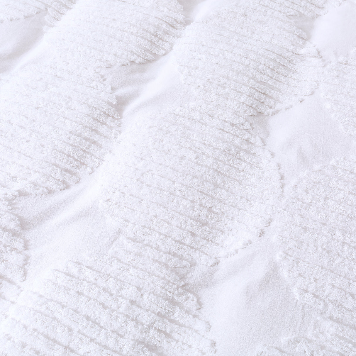 Luxore Darvo Tufted Washed Vintage Pure Cotton Quilt Cover Set | Modern Bedding Covers | 4 Sizes