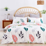 Luxore 250TC Fern 100% Cotton Sateen Quilt Cover Set | Modern Bedding - 5 Sizes