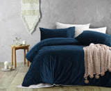 Luxore Ripple Smooth Velvet Quilt Cover Set | Premium Velvet Duvet Covers