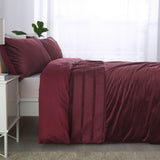 Luxore Ripple Smooth Velvet Quilt Cover Set | Premium Velvet Duvet Covers | 3 Sizes - 6 Colours