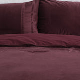 Luxore Ripple Smooth Velvet Quilt Cover Set | Premium Velvet Duvet Covers