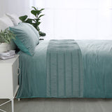 Luxore Ripple Smooth Velvet Quilt Cover Set | Premium Velvet Duvet Covers | 3 Sizes - 6 Colours