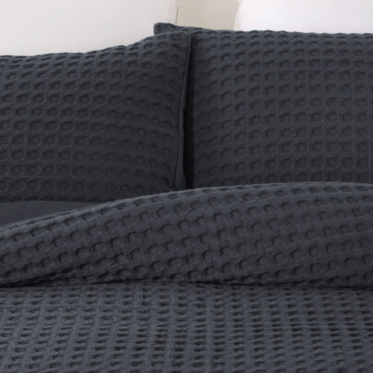 Luxore 100% Cotton Chunky Waffle Quilt Cover Set  | Premium Waffle Design | 3 Sizes - 3 Colours