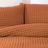 Luxore 100% Cotton Chunky Waffle Quilt Cover Set  | Premium Waffle Design