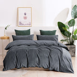 Luxore Ultimuate 300TC 100% Cotton Corduroy Quilt Cover Set | Plush Cotton Duvet Cover Set