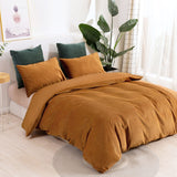 Luxore Ultimuate 300TC 100% Cotton Corduroy Quilt Cover Set | Plush Cotton Duvet Cover Set