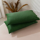 Luxore 300TC 100% Cotton Corduroy Quilt Cover Set in Eden Green