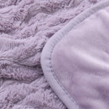 Luxore Super Soft Faux Fur Heated Throw | Plush Electrical Heated Blanket