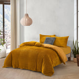 Luxore Warm Embossed Teddy Fleece Quilt Cover Set | Plush Teddy Fleece Duvet Cover Set | 5 Sizes - 4 Colours