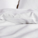 Luxore Linen & Cotton Blend Quilt Cover Set White