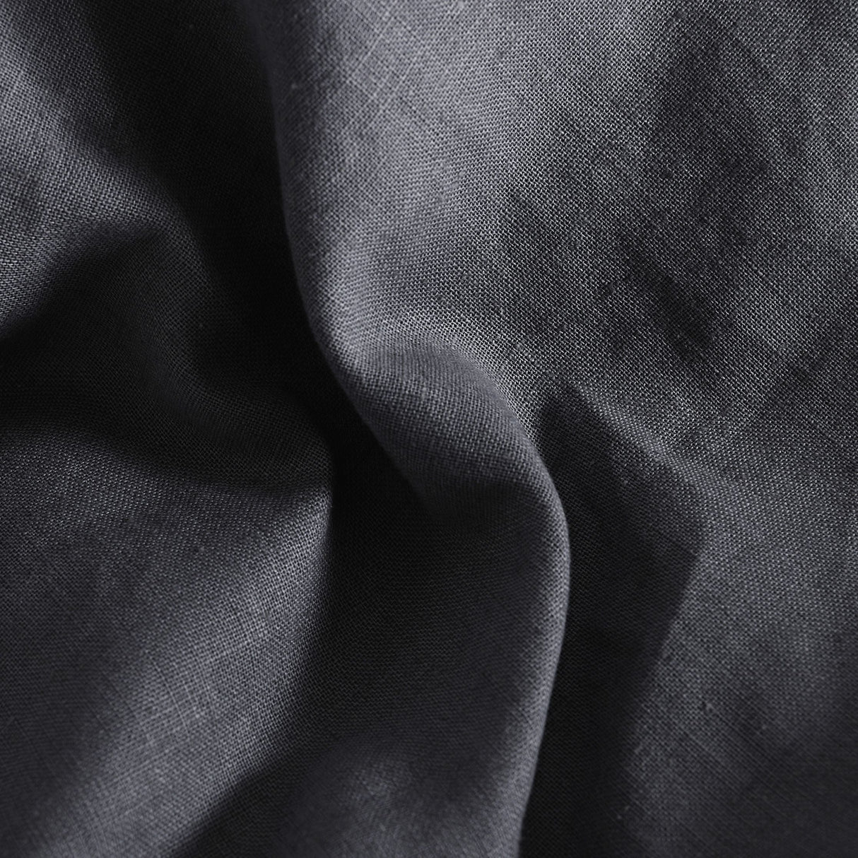 Luxore Linen & Cotton Blend Quilt Cover Set Charcoal