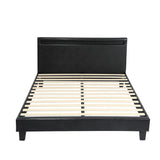 Piazzi PU Leather or Fabric Slimline Modern Bed | High Quality Sturdy Modern Bed with LED Option