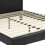 Piazzi PU Leather or Fabric Slimline Modern Bed | High Quality Sturdy Modern Bed with LED Option