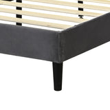 Lucrezia Velvet Touch Modern Bed Frame | Premium Soft Plush Velvet Bed in 2 Colours | 2 Sizes