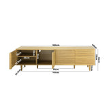 160cm Centrum Wooden TV Cabinet Entertainment Unit | Modern TV Unit with Storage