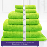 Luxury Kingtex 100% Supreme Cotton Bath Sheet Towel Set | Extra Large Bath Sheet Set | 2 Size Sets - 28 Colours