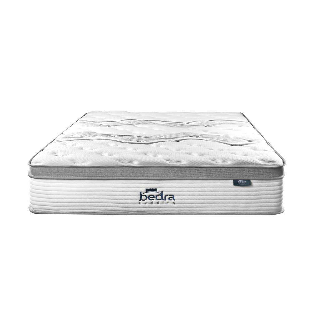 Premium 7 Zone Pocket Spring Euro Top Mattress Medium Firm | 34cm Deep Mattress Undisturbed Sleep Comfort