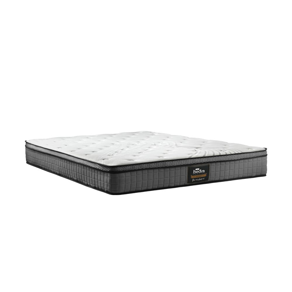 Premium 6 Zone Pocket Spring Mattress with 4D Mesh Fabric EuroTop | Medium Firm 22cm Deep Mattress by Bedra