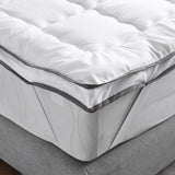 Luxore Medium Plush Support Ball Fibre Mattress Topper | 700GSM Deluxe Mattress Topper