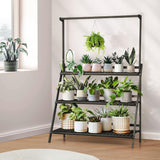 Large Deluxe 3 or 6 Tier Plant Stand | Designer Wooden Indoor Outdoor Plant Flower Pot Stand