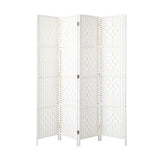 Arezzo Wood and Rattan Room Divider & Privacy Screens | Designer Room Panel Dividers