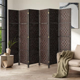 Arezzo Wood and Rattan Room Divider & Privacy Screens | Designer Room Panel Dividers