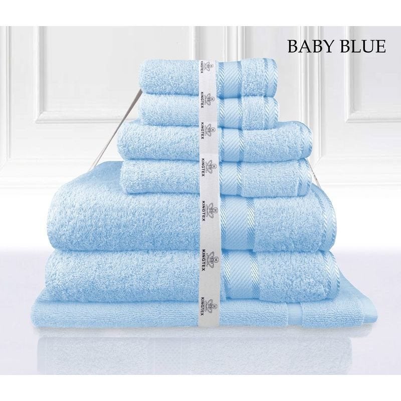 Luxury Kingtex 100% Supreme Cotton Towel Set | 100% Cotton Bath Towel Set | 2 Size Sets - 28 Colours